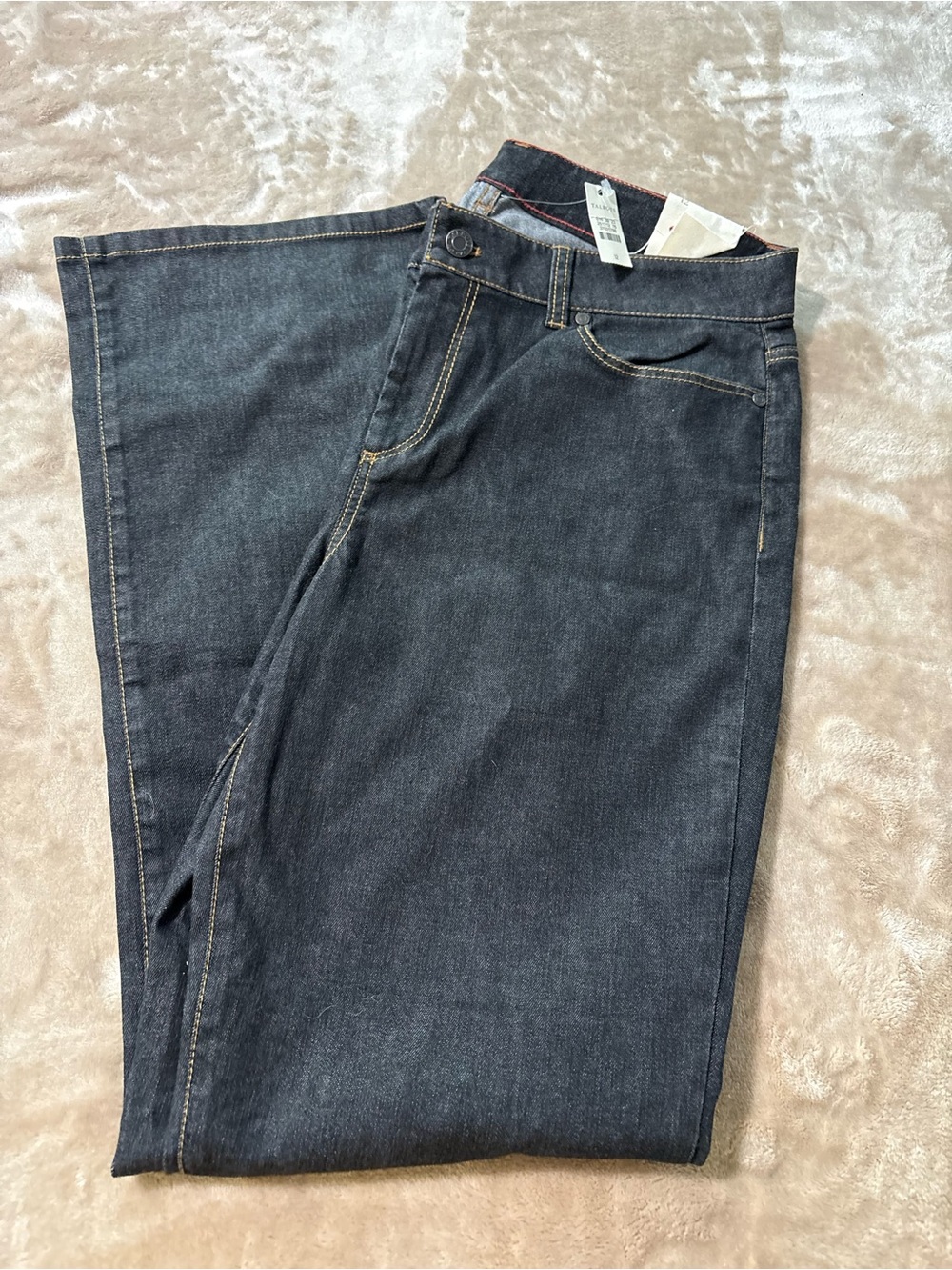 NWT Talbots Heritage Bootcut Jeans Dark Wash Size 12/31
